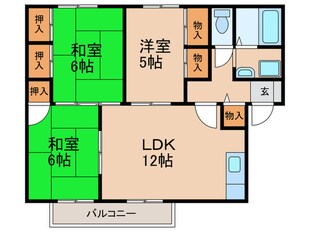 ラポ－ト・アトラスＣ棟の物件間取画像